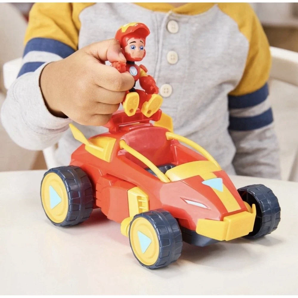 NEW Marvel Iron Man & his Awesome Friends 2-in-1 Mech Suit & Vehicle Boys Gift